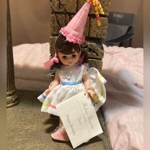 Madame Alexander Porcelain Doll. Birthday Doll